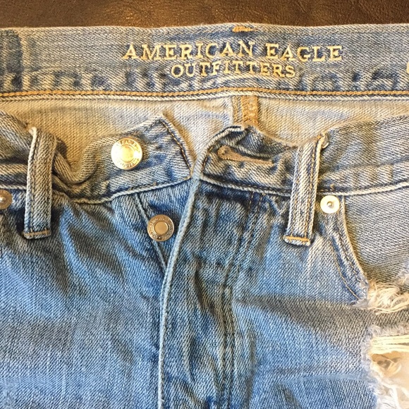 High waisted denim shorts - Picture 3 of 5